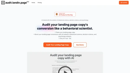 Audit Landin Page